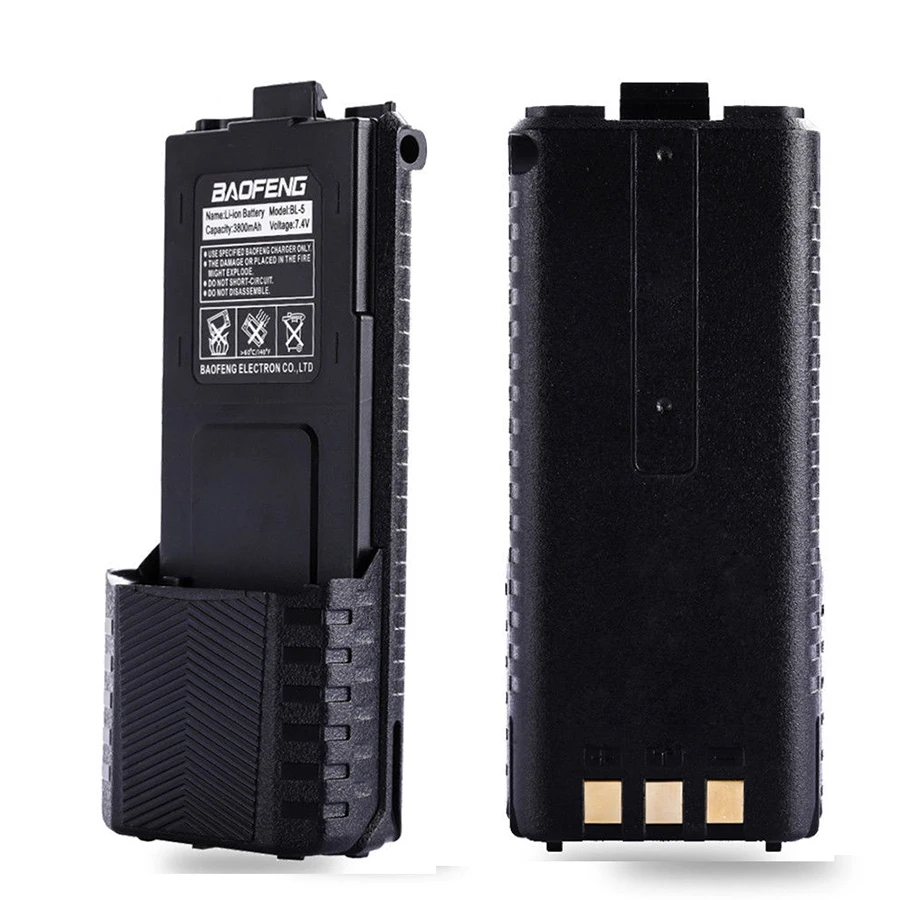 7,4 v большой 3800 mah Baofeng UV-5R Аккумулятор для радио Walkie Talkie части bao feng 3800 mah UV 5R uv5r аксессуары Baofeng