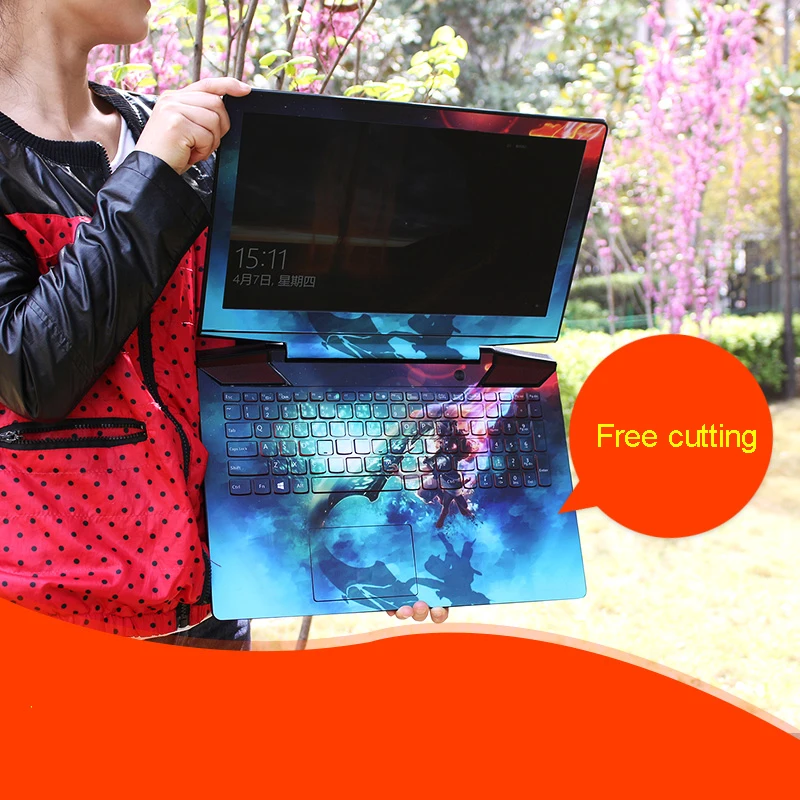 2017 Burst Sells Laptop Sticker Waterproof PVC Skins Protective ABC Sides+Keys+Key Interstice Stickers For lenovo G410 Case