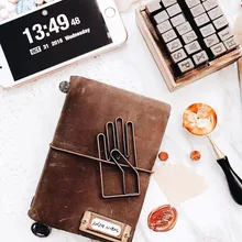 1 шт. ретро ручная металлическая Скрепка-закладка держатель книги клипса для заметок подарочные канцелярские принадлежности Escolar Papelaria