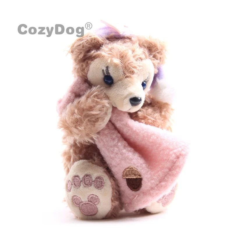 Прекрасный розовый Duffy брелок с плюшевым медведем в пижаме пушистый мини Teddt медведь мягкие игрушки супер милый классный подарок для девочек 9 см
