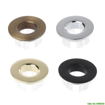 

Bathroom Basin faucet Sink Overflow Cover Brass Six-foot Ring Insert Replacement