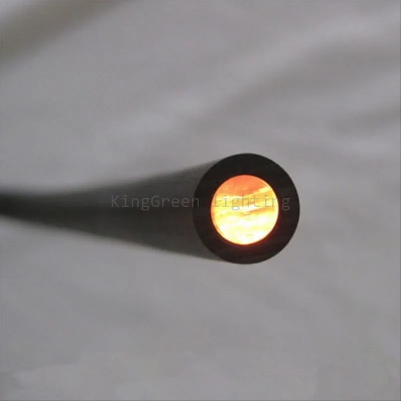 20mX внутренний 6 мм наружный 8,6 мм Диаметр PMMA Пластиковый оптоволоконный оптоволокно торцевого свечения кабель с черной курткой