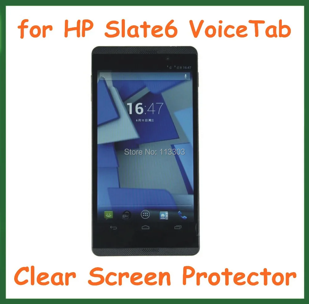 5 шт. прозрачная защитная пленка для ЖК-экрана HP Slate 6 VoiceTab без розничной упаковки