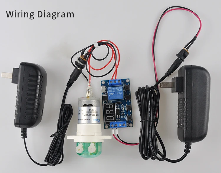 Kamoer CT001 микронасос таймер модуль управления для двухпроводных микронасосов(жидкий перистальтический насос, мембранный насос