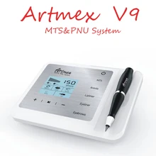 Newest Permanent Makeup Tattoo Machine With V9 Tattoo Needle Artmex V9 Eye Brow Lip Rotary Pen MTS PMU System