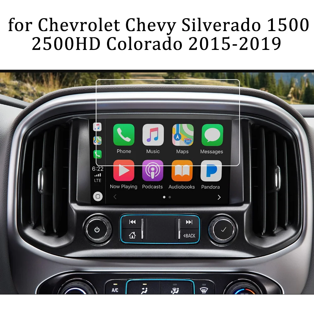 Us 8 19 Navigation Screen Protective Film For Chevrolet Chevy Silverado 1500 2500hd Colorado 2015 2019 Car Interior Accessories 8 Inch In Interior