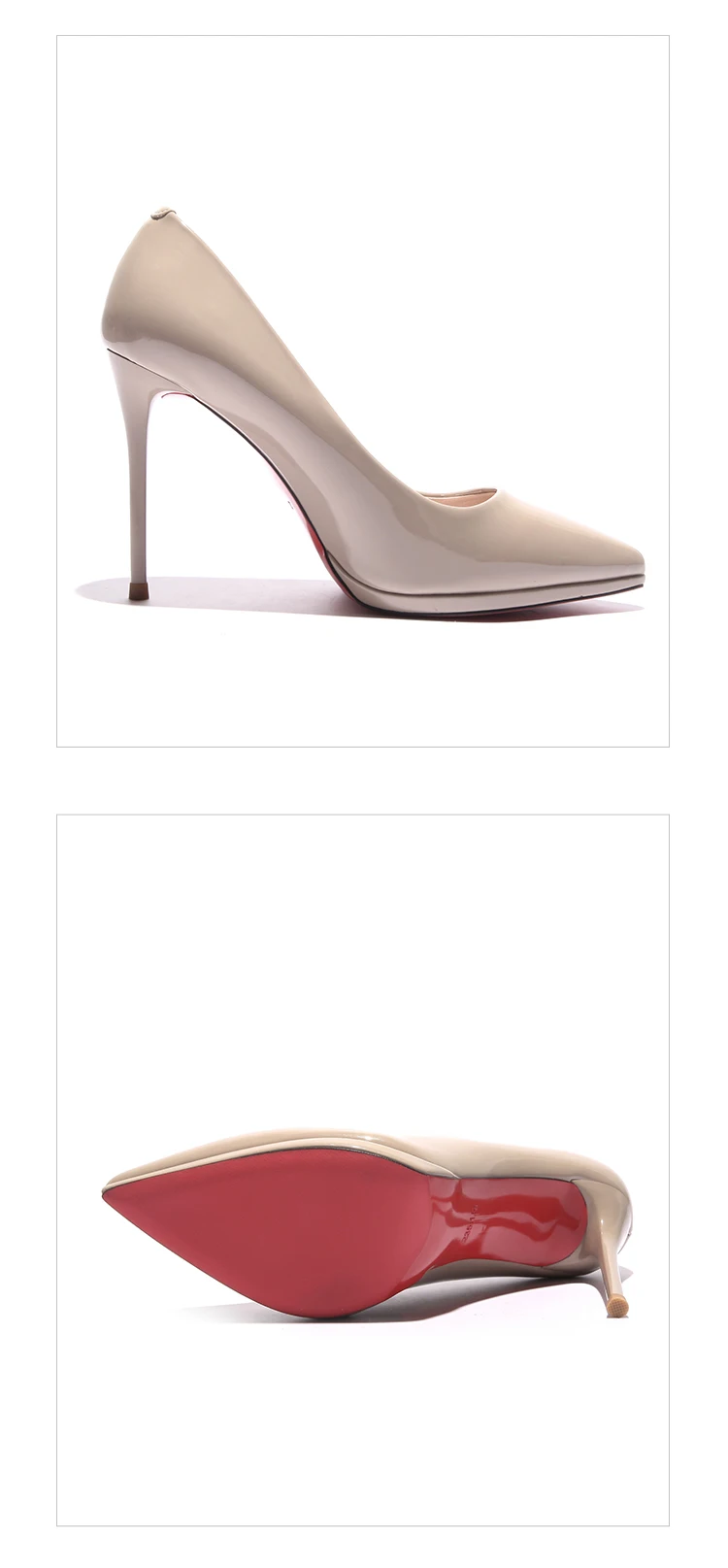 Kjstyrka/Коллекция года; zapatos de mujer; Брендовая обувь; женская обувь; модные женские туфли-лодочки с красной подошвой; женская обувь на тонком высоком каблуке 10 см