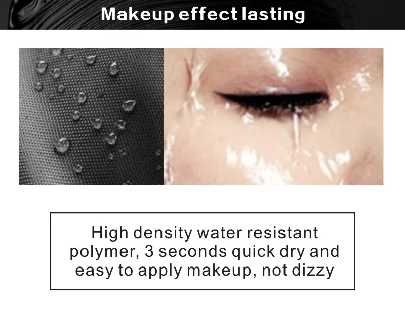 MRC Brand Women Makeup Waterproof Black Eyeliner Gel Gel Eye Liner with Brush by MRC Cosmetic (6)