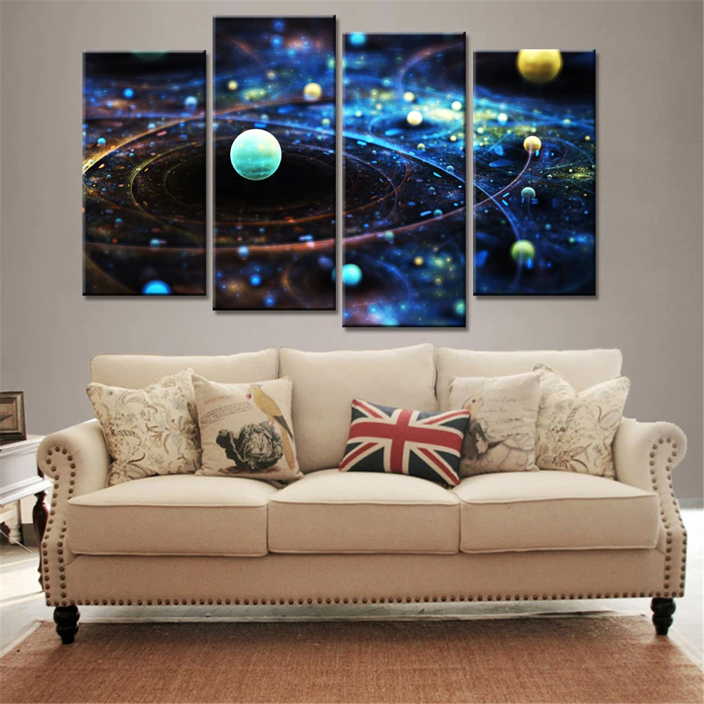 Настенная Картина на холсте для гостиной 4 предмета|poster painting|art pictureswall art picture |
