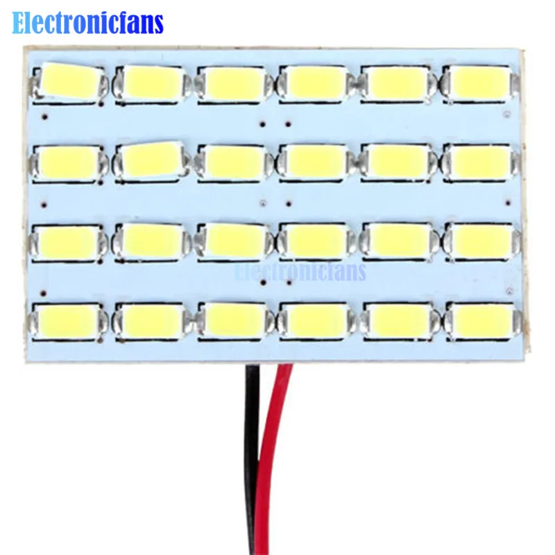

3W 24 Led Board 12V Car Interior Dome Reading Lamp Light Super Bright Energy Saving Lamp Board 5730