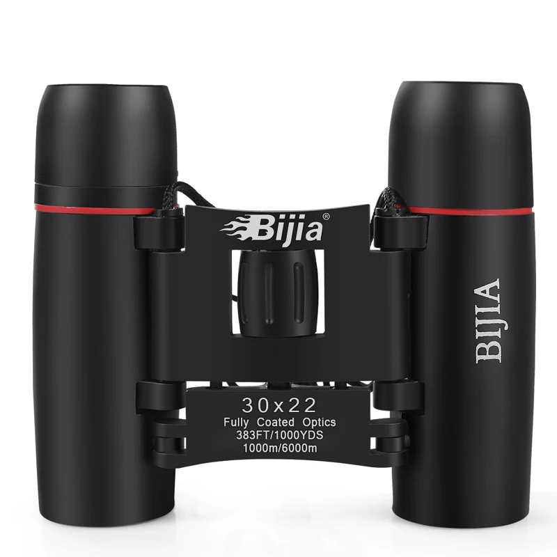 BIJIA 40x22 البسيطة للطي مناظير جيب تلسكوب أوبرا نظارات للصيد السفر