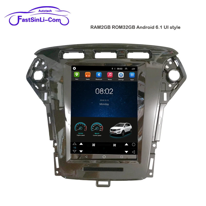 Flash Deal android player for Ford Mondeo 2011-2013 years Vertical large screen GPS multimedia radio navigaton system 2