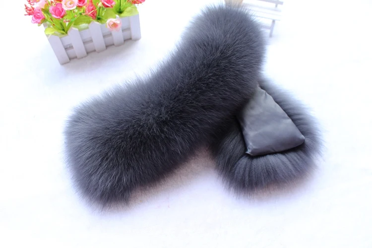 natural fox fur collar scarf (26)