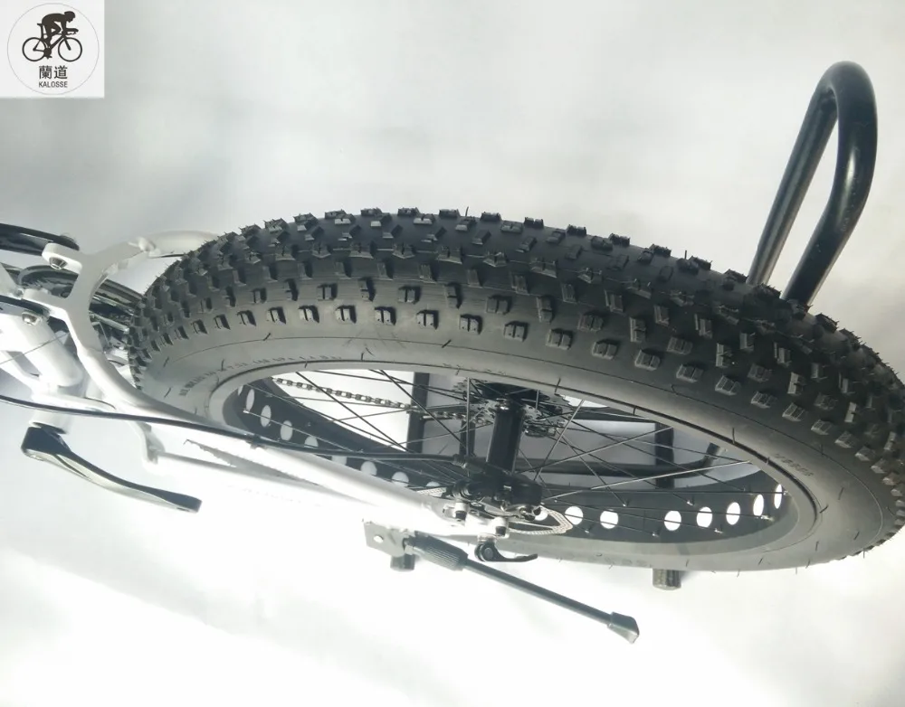Clearance KALOSSE Soft-tail Frame snow folding bike 21/24/27/30 speed Fat bicycle , 26*4.0 inch beach mountain bike 19 Clearance KALOSSE Soft-tail Frame snow folding bike 21/24/27/30 speed Fat bicycle , 26*4.0 inch beach mountain bike 19