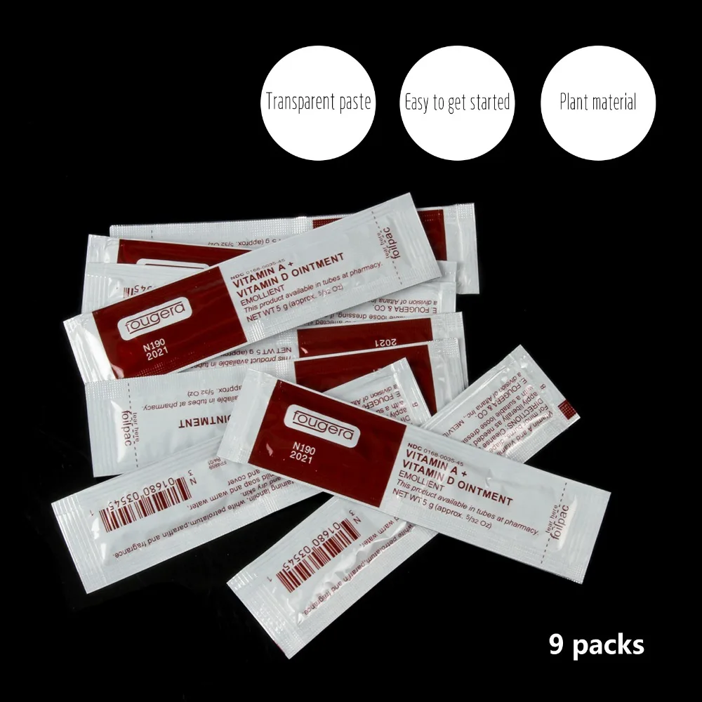 

10Pcs/Bag Scar Repair Gel Pro Vitamin Ointment A&D Anti Scar Tattoo Aftercare Cream For Tattoo Body Art Permanent Makeup