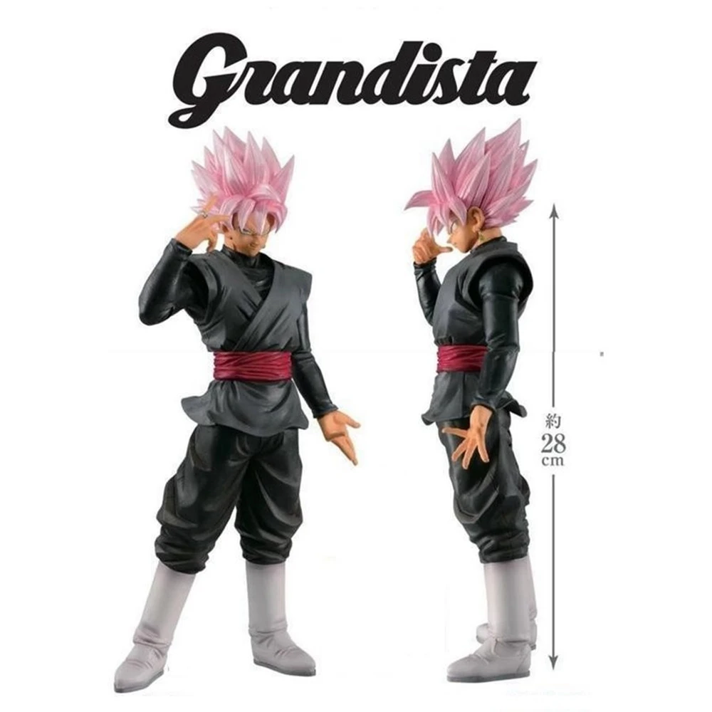 

28cm Dragon Ball Z DBZ Grandista ROS Black Rose Goku PVC Gokou Black Universe 10 Figure Collection Model Brinquedos Gift