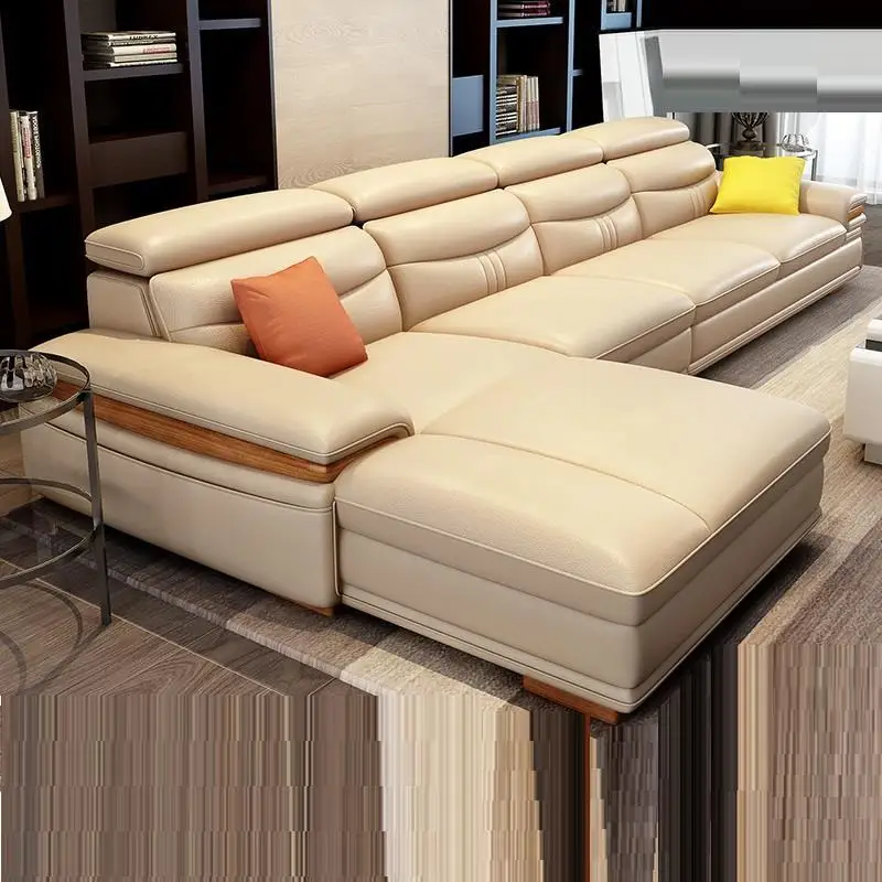 Oturma Grubu Kanepe Pouf Moderne Recliner Home Puff Para Sillon Leather Mobilya Set Living Room Furniture De Sala Mueble Sofa