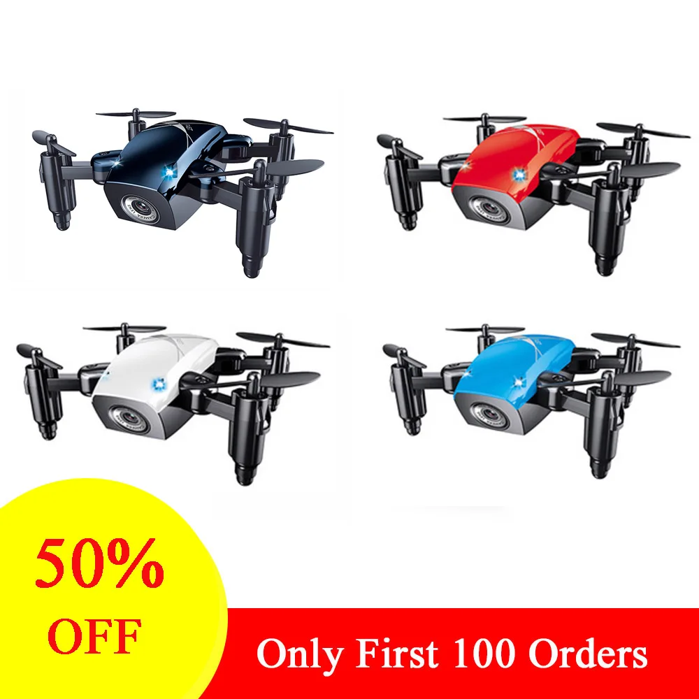 

2019 New Mini Drone With HD Camera dron drones rc helicopter toys quadrocopter remote control helikopter droni selfie com