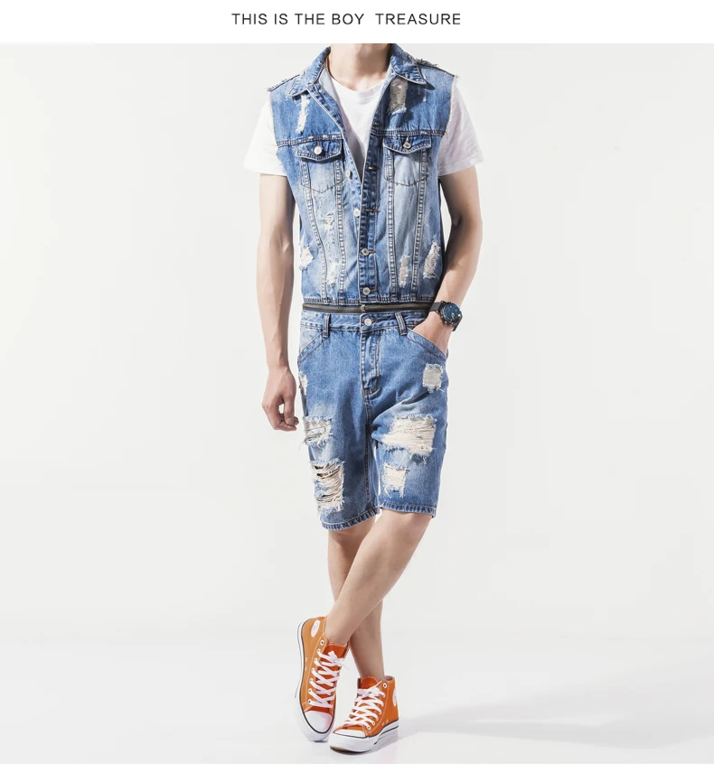 distressed overalls mens