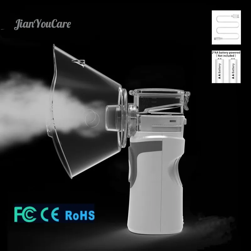 

Mini Handheld portable Inhale Nebulizer Mesh atomizer silent inalador usb nebulizador Children Adult Automizer inhaler for kids