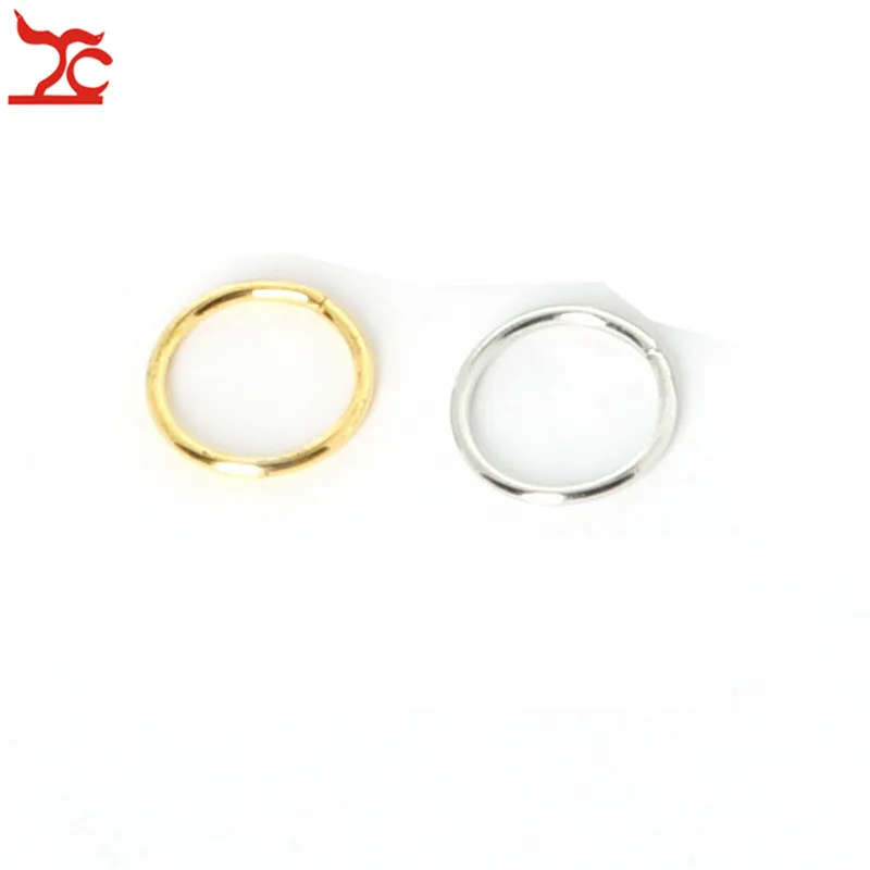 

100Pcs DIY Jewelry Earrings Finding 4mm Alloy Single Loops Jump Rings Split Clasp Hook Accessories Mobile CharmsDangle Connector