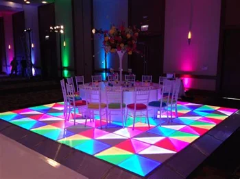 

DMX RGB Dancing Floor /1*1m Dancing Panel With Voice Control Stage Light Party Disco DJ Club LED effect