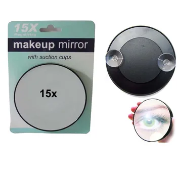 

15X Mirror Make Up Magnifier Cosmetic Magnifying Face Care Bathroom Compact Mirror forMakeup #MF015 2x/lot