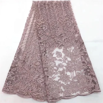 

VILLIEA New Arrival High Quality French Tulle Lace Fabrics Guipure Embroidered African French Lace Fabric For a Wedding Dress