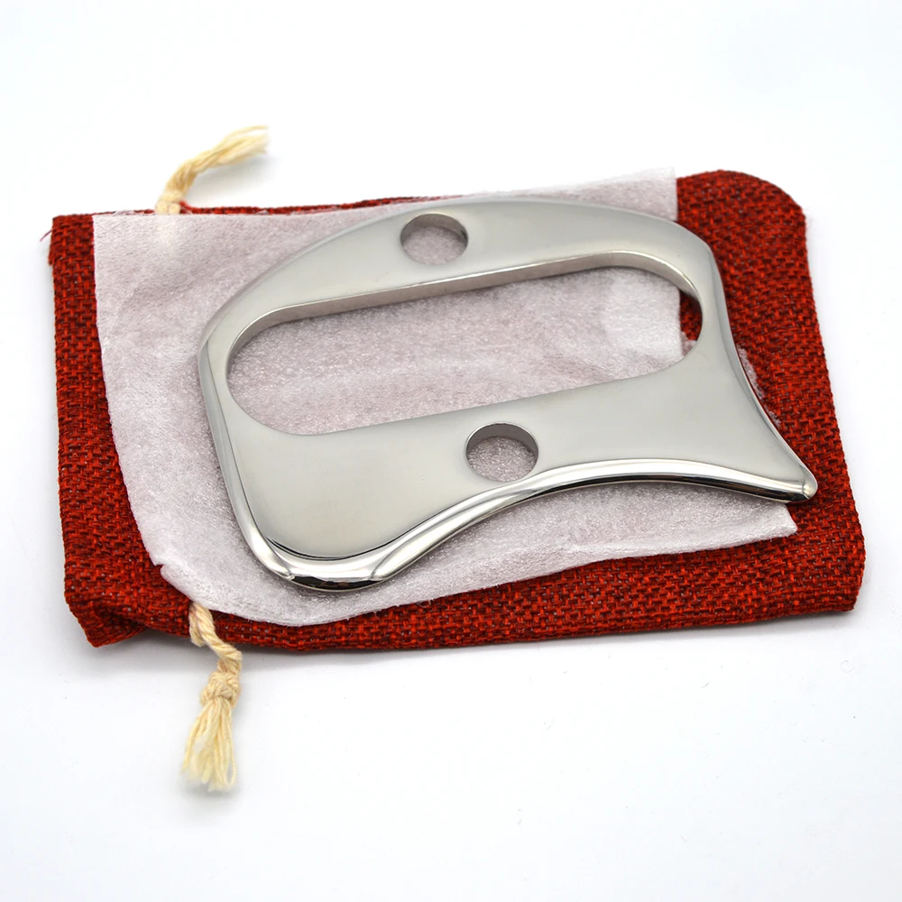 Нержавеющая сталь Gua Sha доска инструмент для массажа тела Guasha акупунктуры