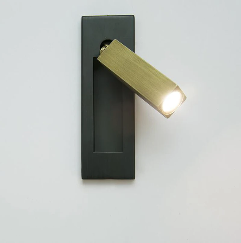Вращение китайский стиль светодиодный настенный светильник для спальни отеля проект лампа для чтения