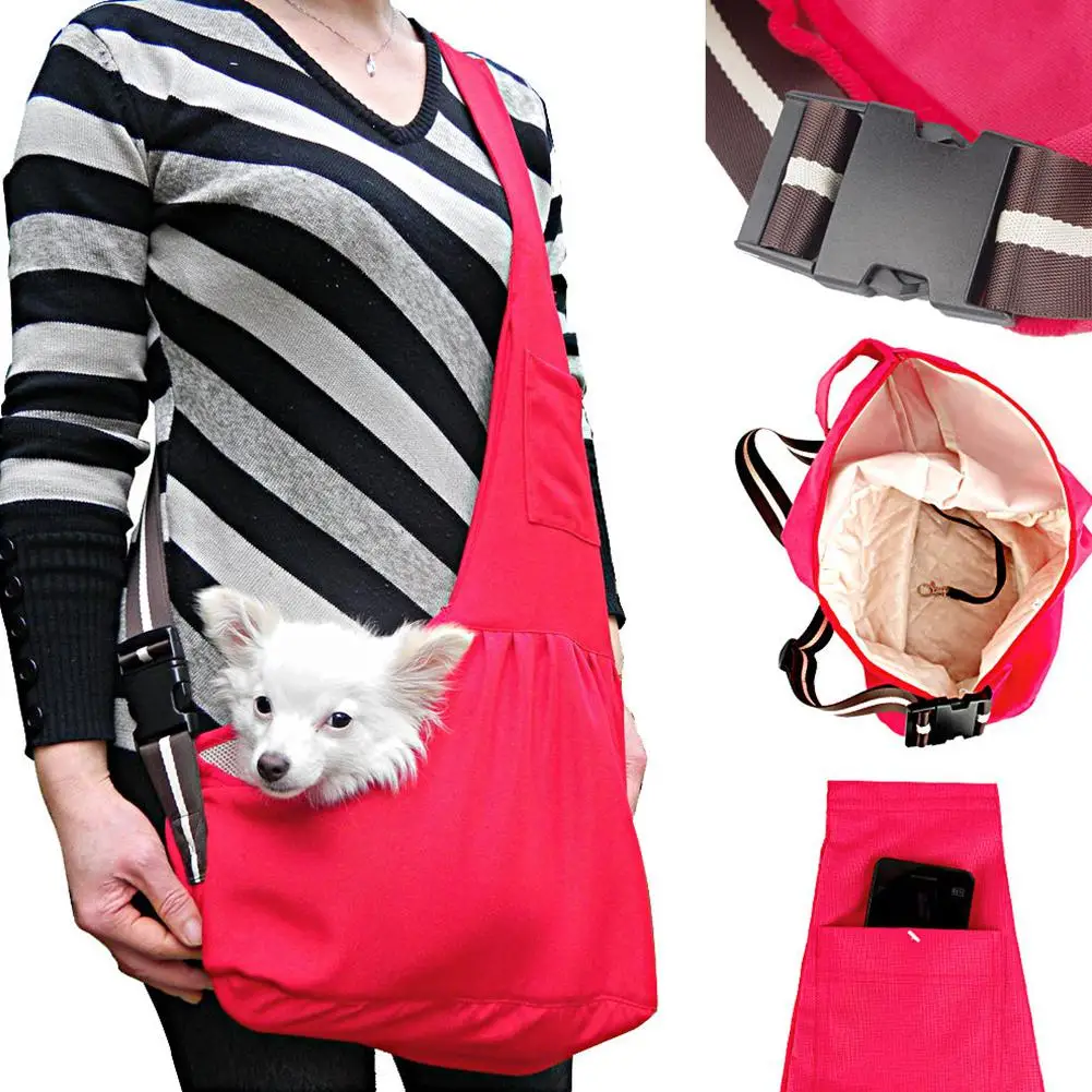 

Casual Breathable Small Pet Dog Cat Shoulder Sling Bag for Outside Travel