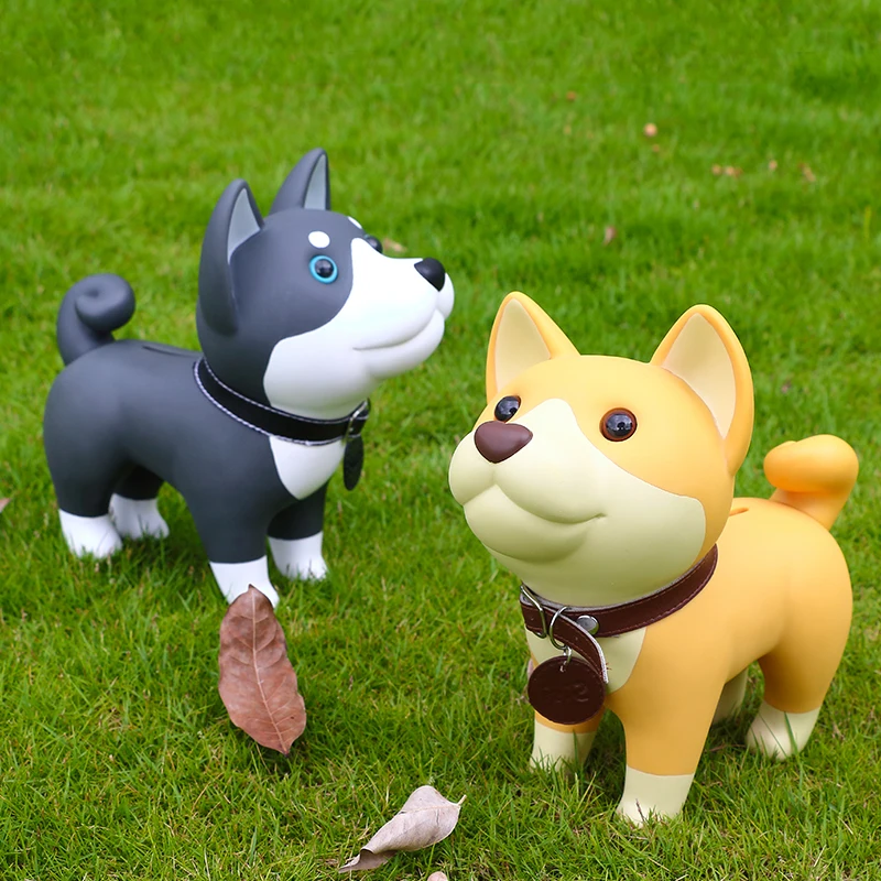 

Adorable Kid Coin Bank Saving Box Catoon Puppy Dog Money Box Collection Piggy Bank Home Decoration Kids Gift