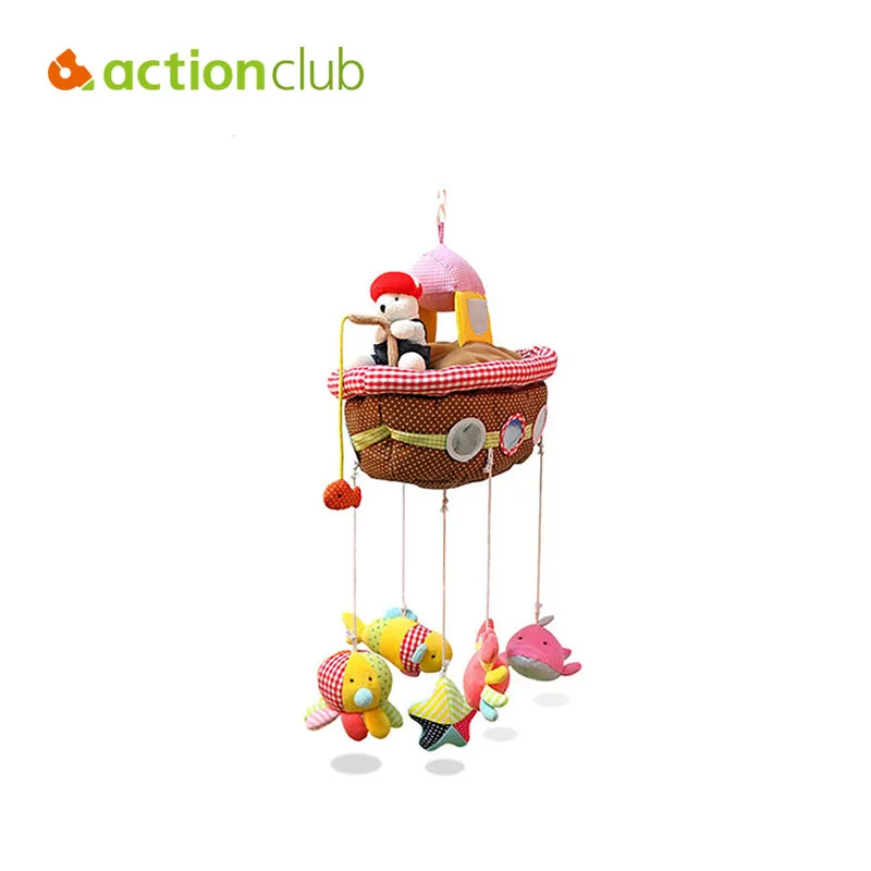 

Actionclub Design toys for baby boys cartoon corsair underwater world educational stroller rattle baby mobile musical wholesale