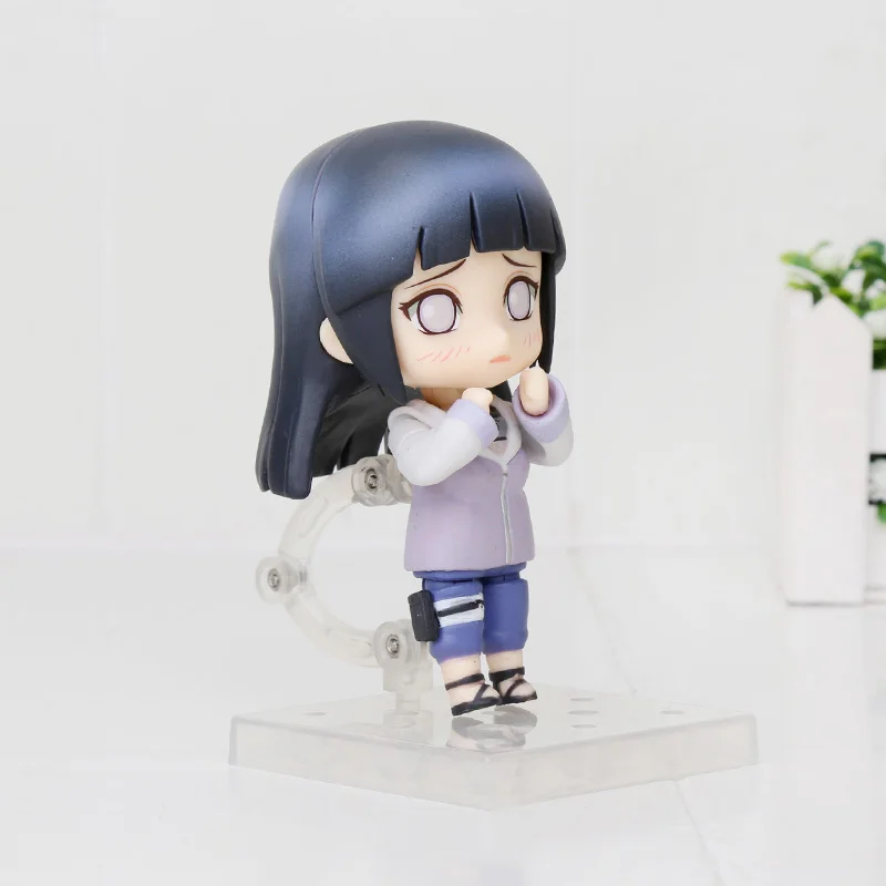 Наруто Shippuden Nendoroid Хината Хюга 879 ПВХ фигурка Саскэ Утиха Учиха Итачи джираия Коллекционная модель игрушки куклы