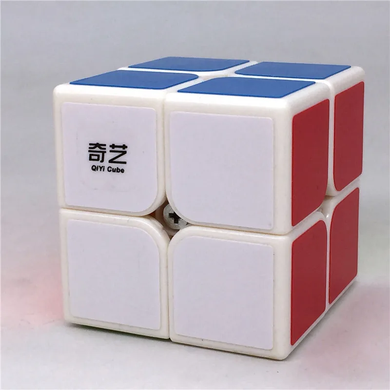 QIYI бренд Cube 2X2 Magic 2 куб 50 мм Скорость карман наклейки головоломка