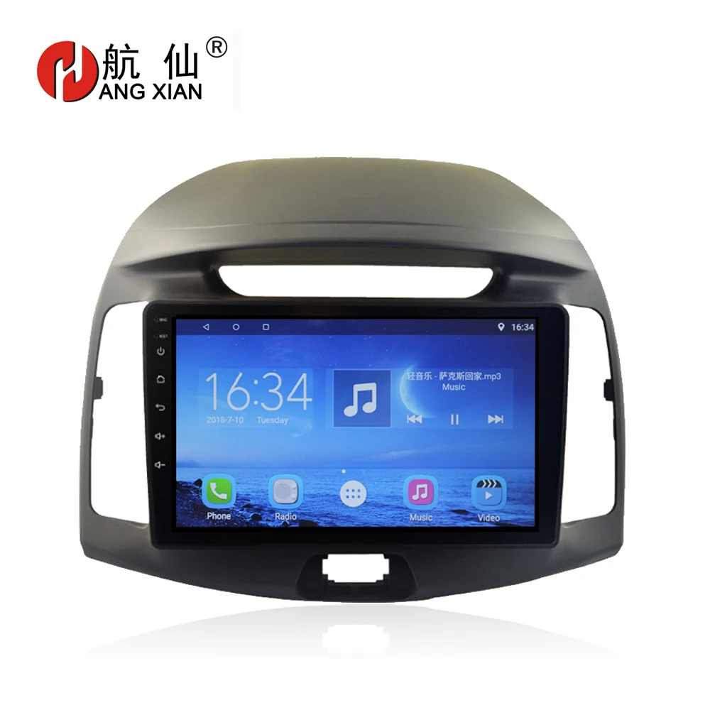 

Bway 9" Car radio for Hyundai Elantra 2011-2016 Quadcore Android 7.0.1 car dvd player gps navi with 1 G RAM,16G ROM
