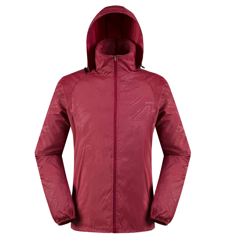 JAYCOSIN 5XL, мужская и женская быстросохнущая куртка, легкая куртка, водонепроницаемая ветровка, куртка, защищающая, для бега, пальто, плюс размер, 67