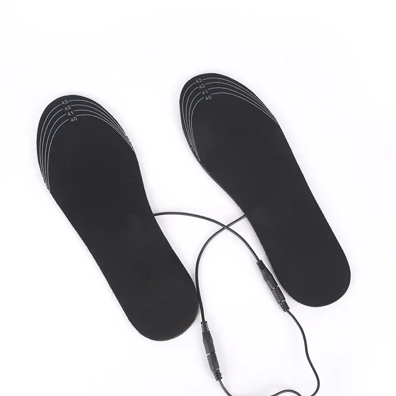 Горячая Распродажа USB Подогрев стельки перезаряжаемый Электрический нагреватель батареи обувь Нагреватель Зима согревает электрически Тепловая стелька