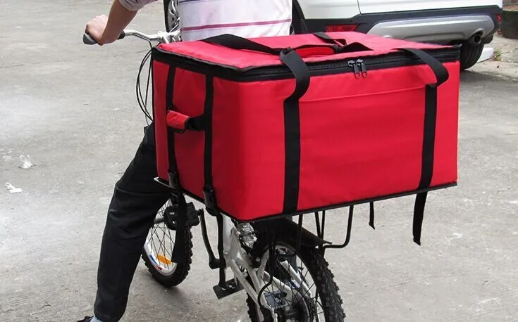 50*50*50 см сумка для доставки еды для мотоцикла пицца или торт или сок горячий стиль теплоизоляционная сумка для доставки пиццы PDL-006