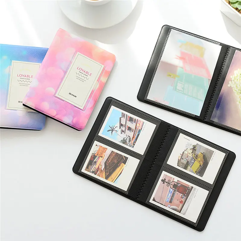 64 Pockets Photo Film Album Starry Sky 4 Color For FujiFilm Instax Mini 9, Mini 8 7s 50 90 Fuji Instax Mini Films Photo Paper