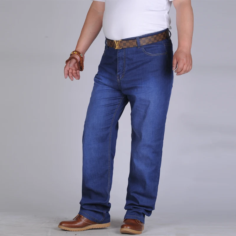 Summer Plus Size Elastic Waist Jeans 