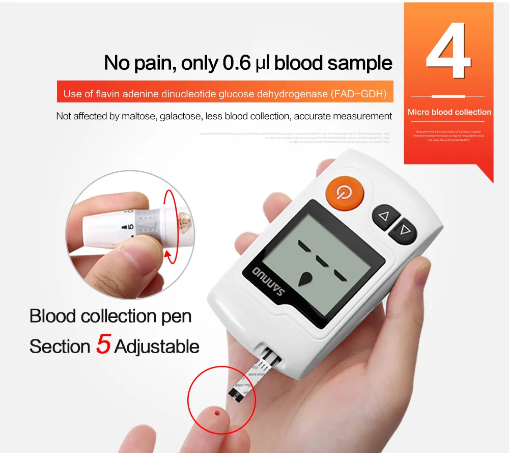 Sannuo Yizhun GA-3 измеритель уровня глюкозы в крови и тест-полоски и Ланцеты иглы глюкометр измеритель уровня сахара в крови для диабетиков