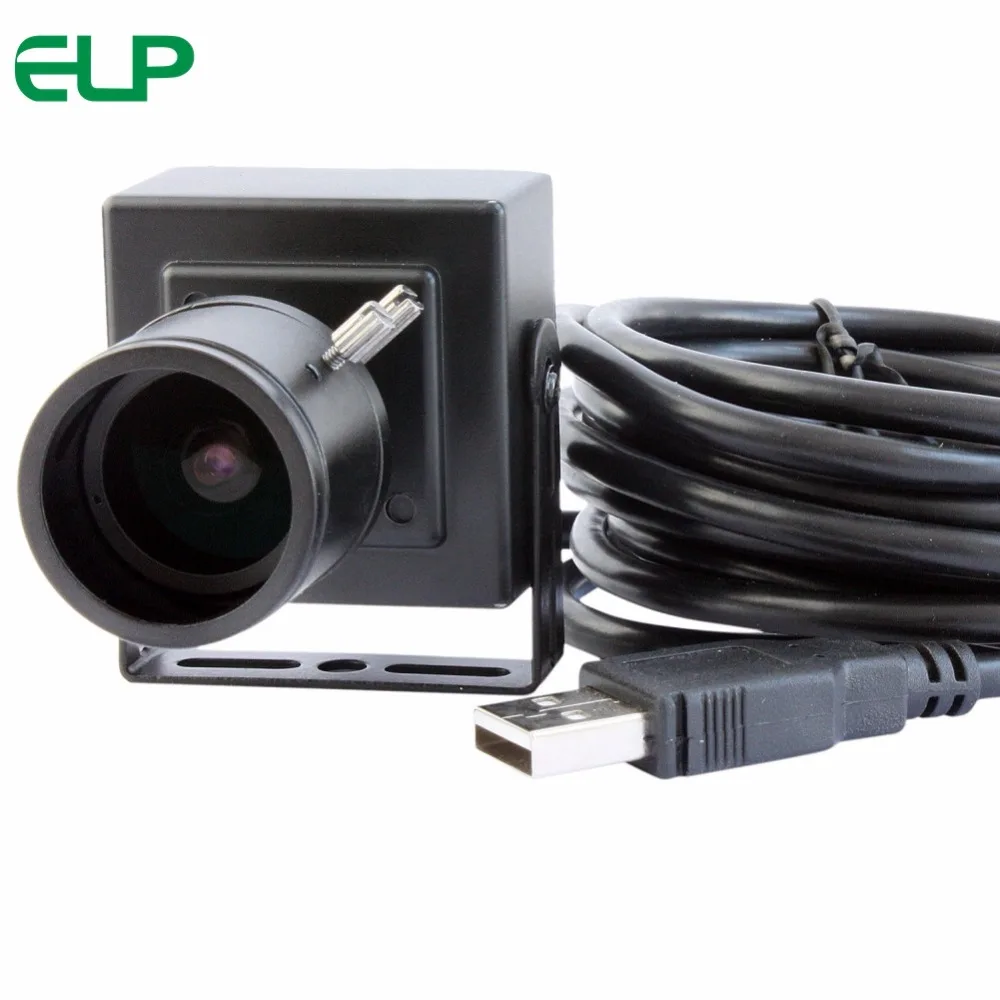 ELP HD CMOS IMX179 8mp 3264X2448 2,8-12 мм варифокальный мини usb камера для android ТВ коробка