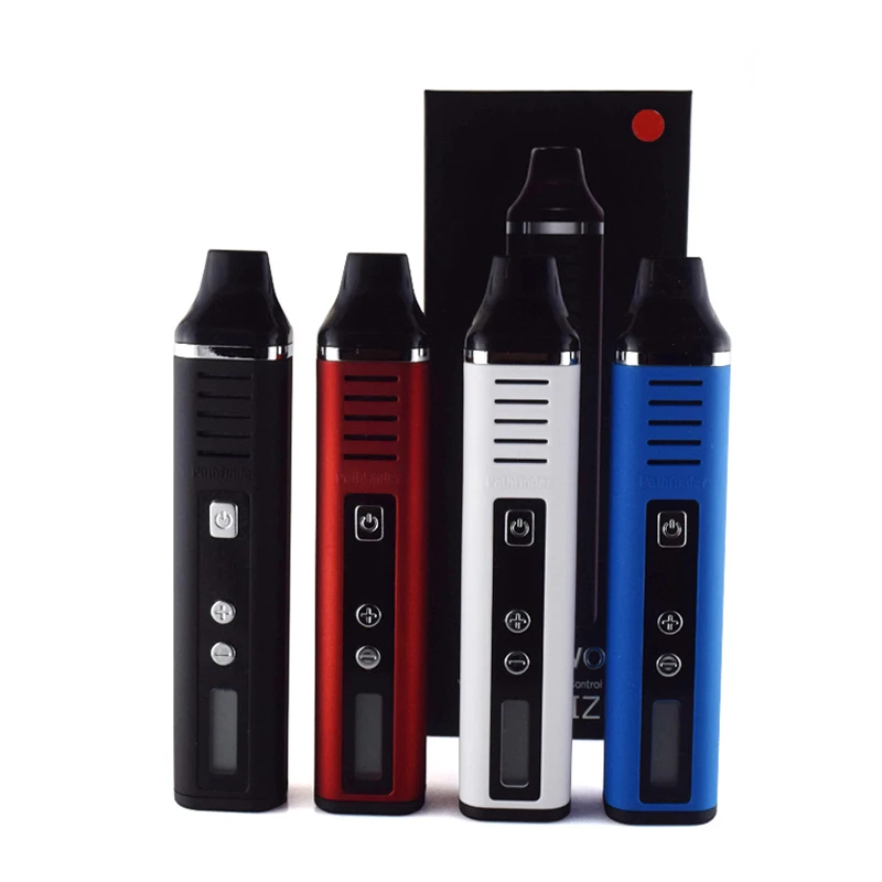 

Pathfinder V2 Dry Herb Vaporizer pen herbal Starter Kits hebe E cigarette Kit 2200mah vapor Temperature Control Herbal vaporizer