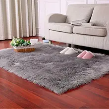 Мягкой искусственной Sheepskim ковер Shagy коврик для ребенка Спальня современный ковер коврик для детской комнаты белый серый розовый 9 Цвета ковер