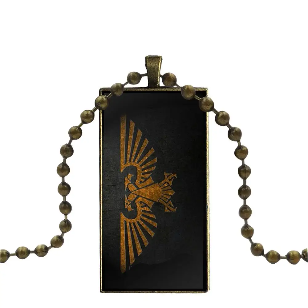 Подарок для девочек, 40 k, фирма Imperial Guard, бронзовое ювелирное изделие, модное массивное ожерелье, стеклянное ожерелье, s подвески - Окраска металла: as picture