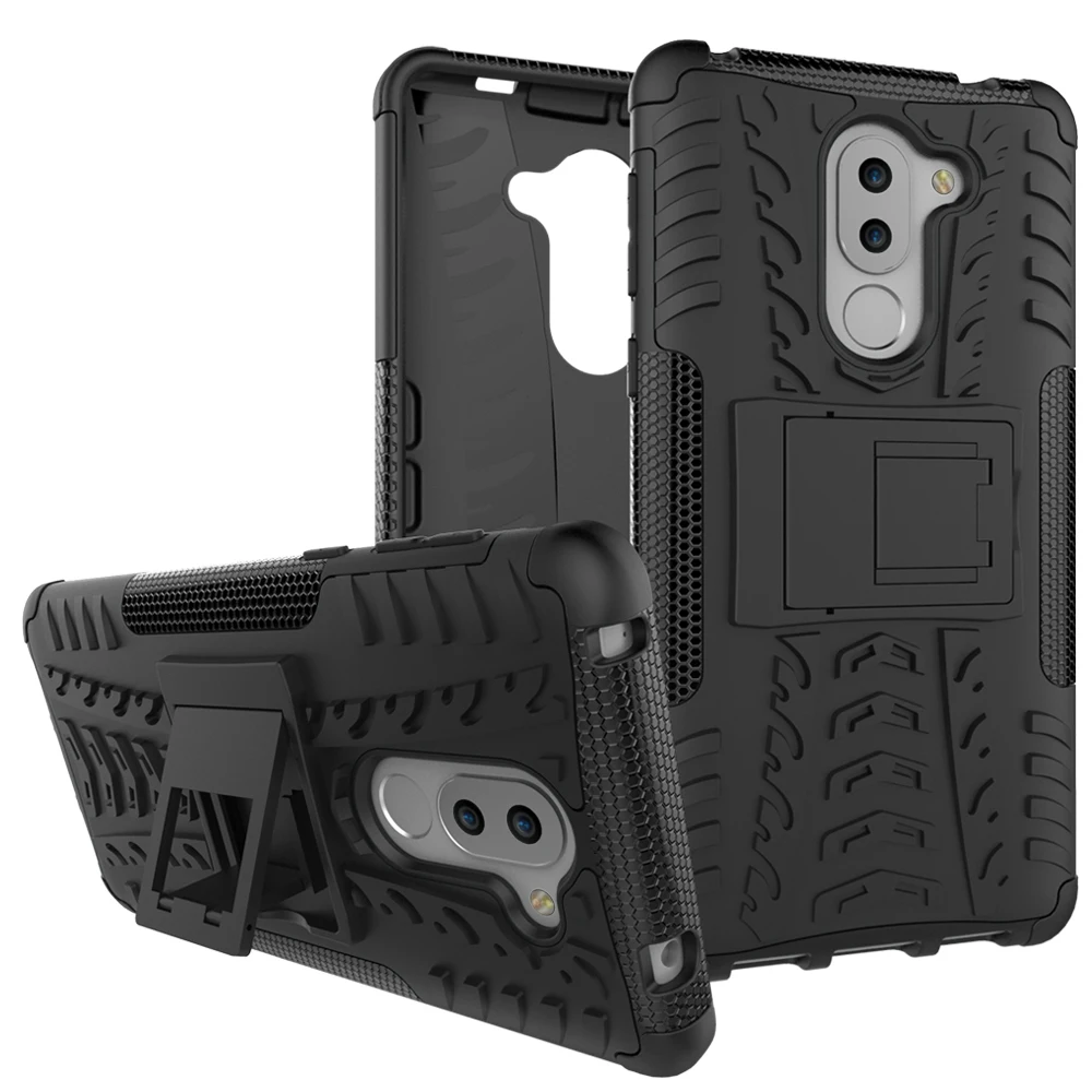 Для Huawei Honor 6X 6 X BLNAL10 PC + Силиконовый двухслойный противоударный армейский прочный