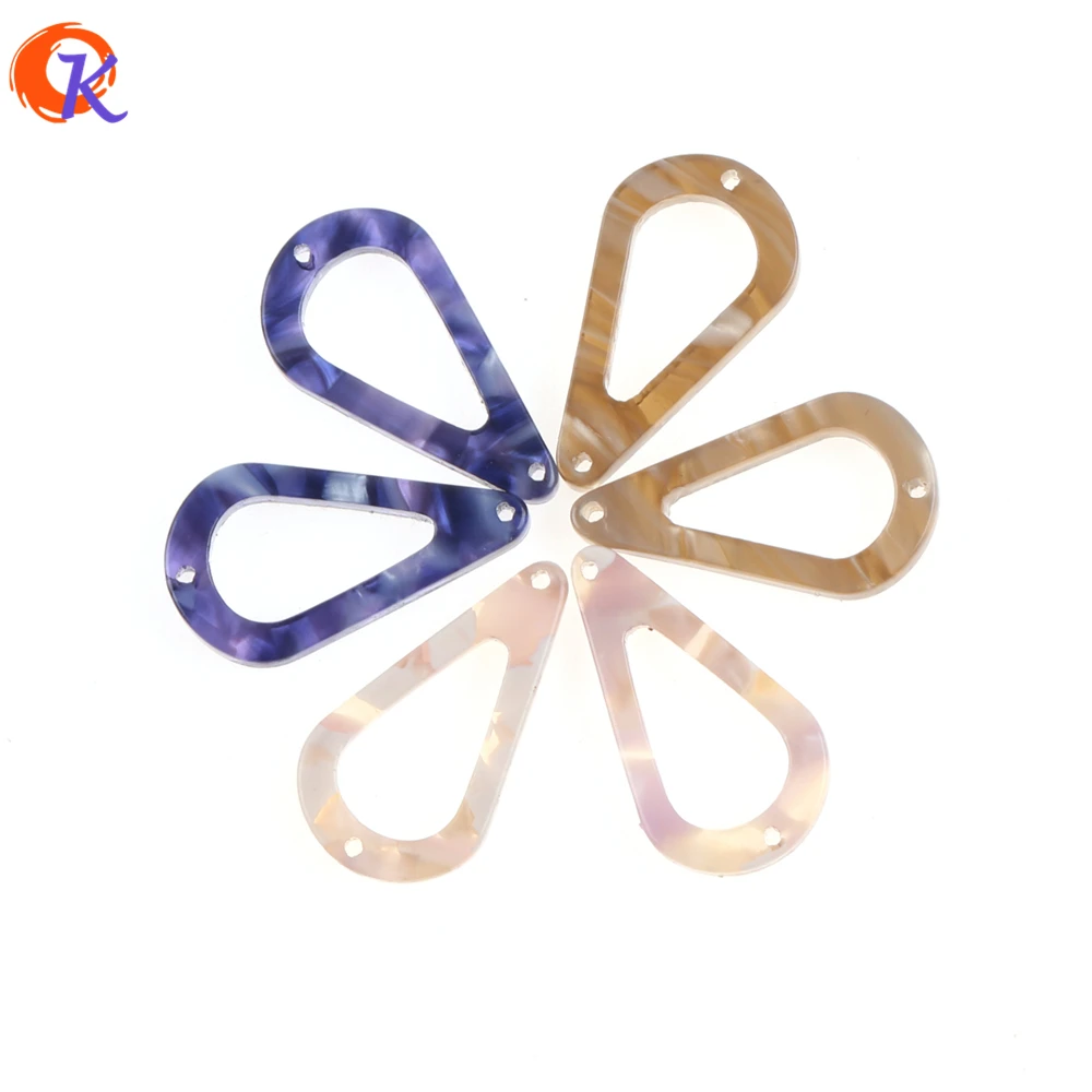 

Cordial 12x23mm 50Pcs/Lot Jewelry Accessories/Hollow Drop Shape/Hand Made/Acetic Acid Parts/Earring Finding/Jewelry Making