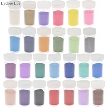 Lychee Life многоцветные пигментные штампы для скрапбукинга, крафт, металлический порошок для тиснения