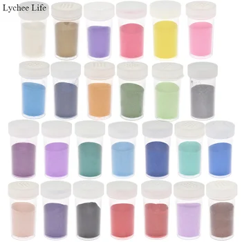 

Lychee Life 30ML Multi-color Embossing Pigment Stamping Scrapbooking Craft Metallic Paint Emboss Powder